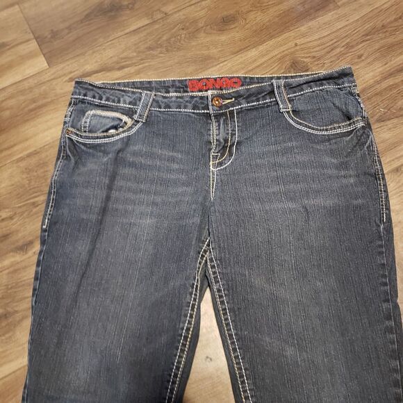 Bongo Dark Washed Junior Women's Straight Leg Sz 15 - Picture 5 of 7